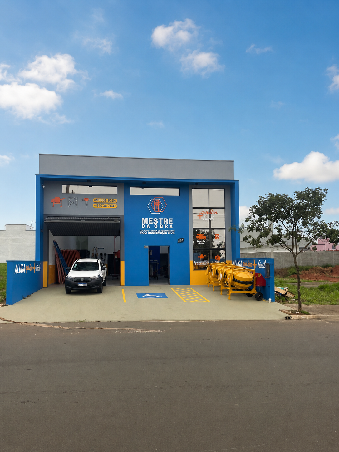 Fachada Mestre da Obra Cerquilho